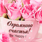 Счастья всем !  Be Happy !