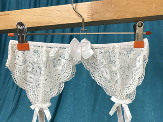 put on me stocking garters for only 120 tokens