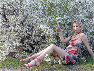 Spring. Flowers. And me