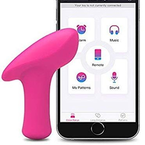 LOVENSE Ambi Bullet Vibrator, Small and Discreet Powerful Stimulator with Long Distance Bluetooth Wireless Control, Hammer Shape to Pinpoint Stimulation, Custom Vibration Patterns and App Control