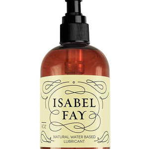 8oz, NO Parabens NO Glycerin, Natural Personal Lubricant for Sensitive Skin, Isabel Fay - Water Based - Best Personal Lube for Women and Men