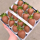 I want chocolate covered strawberries