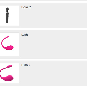 Lovense toys