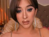 Mistressdom Contessa (32, Asian Trans Model) performing deepthroat.