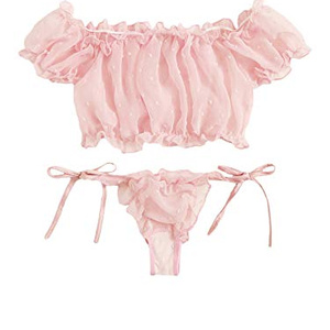 Pink lingerie