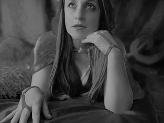 my face in black and white