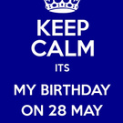 My birthday