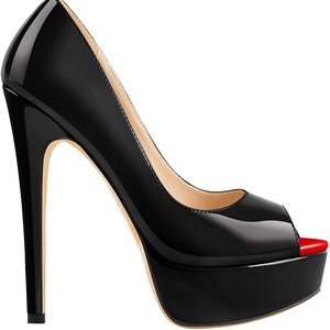 Zapatos de tacón alto con plataforma para mujer