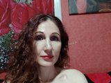 Angelique (37, White Cam Girl) performing deepthroat.