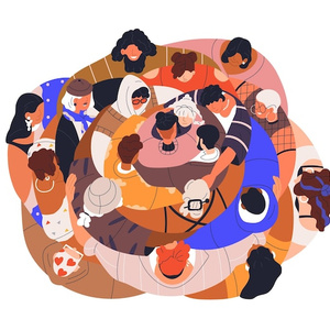 Support for each other, friendship