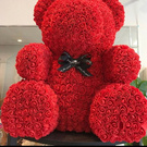 flowers and teddy bears