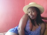 Edwiga (39, Black Cam Girl) performing squirt.