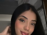Kloe Squirts (21, Hispanic Cam Girl) performing deepthroat.