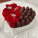 Chocolates with roses - 1350tk