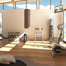 A house with gym ♥
