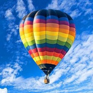 Hot air balloon flight