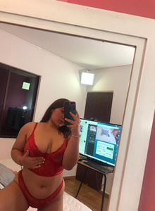 curvyandsexyy RED LINGERIE 🥵 photo 9225638