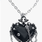Black heart jewelry
