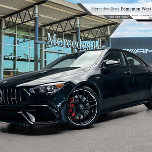 Black Mercedes-Benz CLA 45 AMG