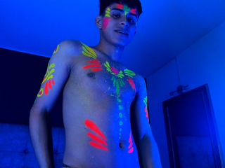 JOHNNY AND NEON PAINT