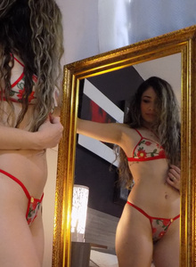 Red in the mirror