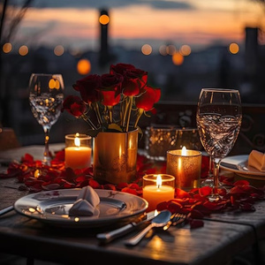Romantic dinner