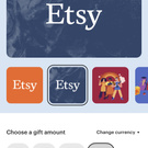 Etsy gift card