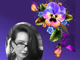 Quartz & flower Capricorn