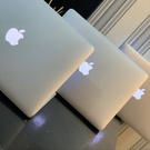 An apple laptop