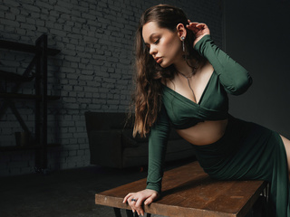 in a beautiful sexy costume