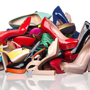 a lot of shoes and bags