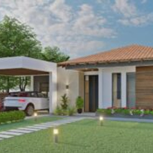 own house