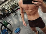 Mrdbas (25, White Cam Boy) performing cumshot.