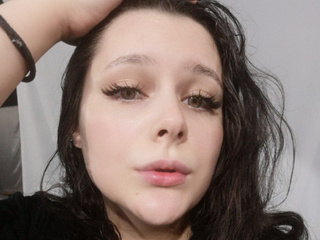 with eyelashes