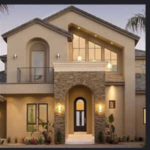 own house
