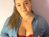 Kimberlycaprice (23, White Cam Girl) performing deepthroat.