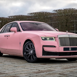 Pink Rolls Royce