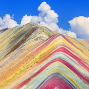 Colored mountains in Peru✈