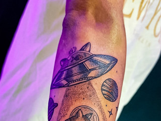 New tattoo of Ana done by Selene ❤️✨