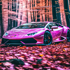 Pink Lamborghini.