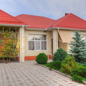 plot with a house