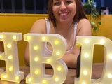 Candy Vega (22, Hispanic Cam Girl) performing squirt.