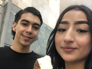 MY LOVE AND I VERY HAPPY