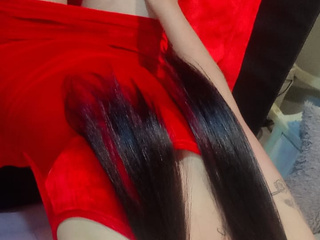 Lady in red