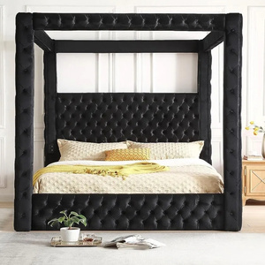 Velvet Canopy Dream Bed