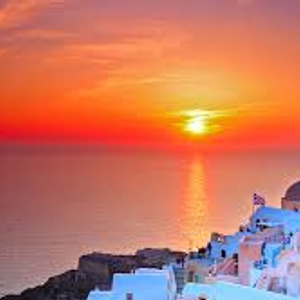 Watch a sunset in Santorini?
