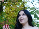 Keiradark (21, White Cam Girl) performing deepthroat.