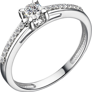 Ring with a diamond