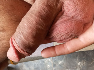 Mi polla gorda y dura de cerca