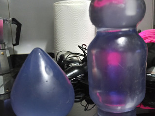 Tapón anal enorme 12 de ancho, culo roto entero